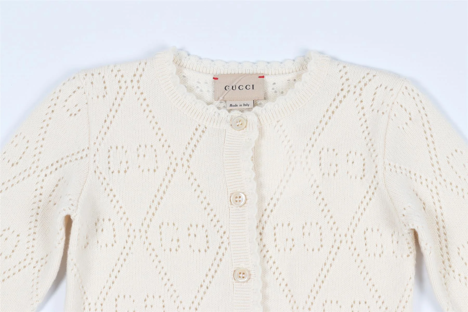 GUCCI CREAM KIDS GIRLS CARDIGAN 36 MONTHS - Image 3