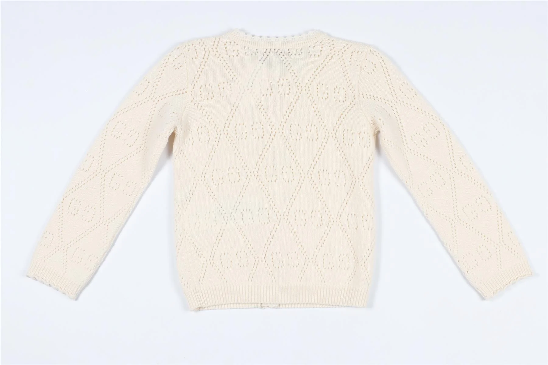 GUCCI CREAM KIDS GIRLS CARDIGAN 36 MONTHS - Image 4