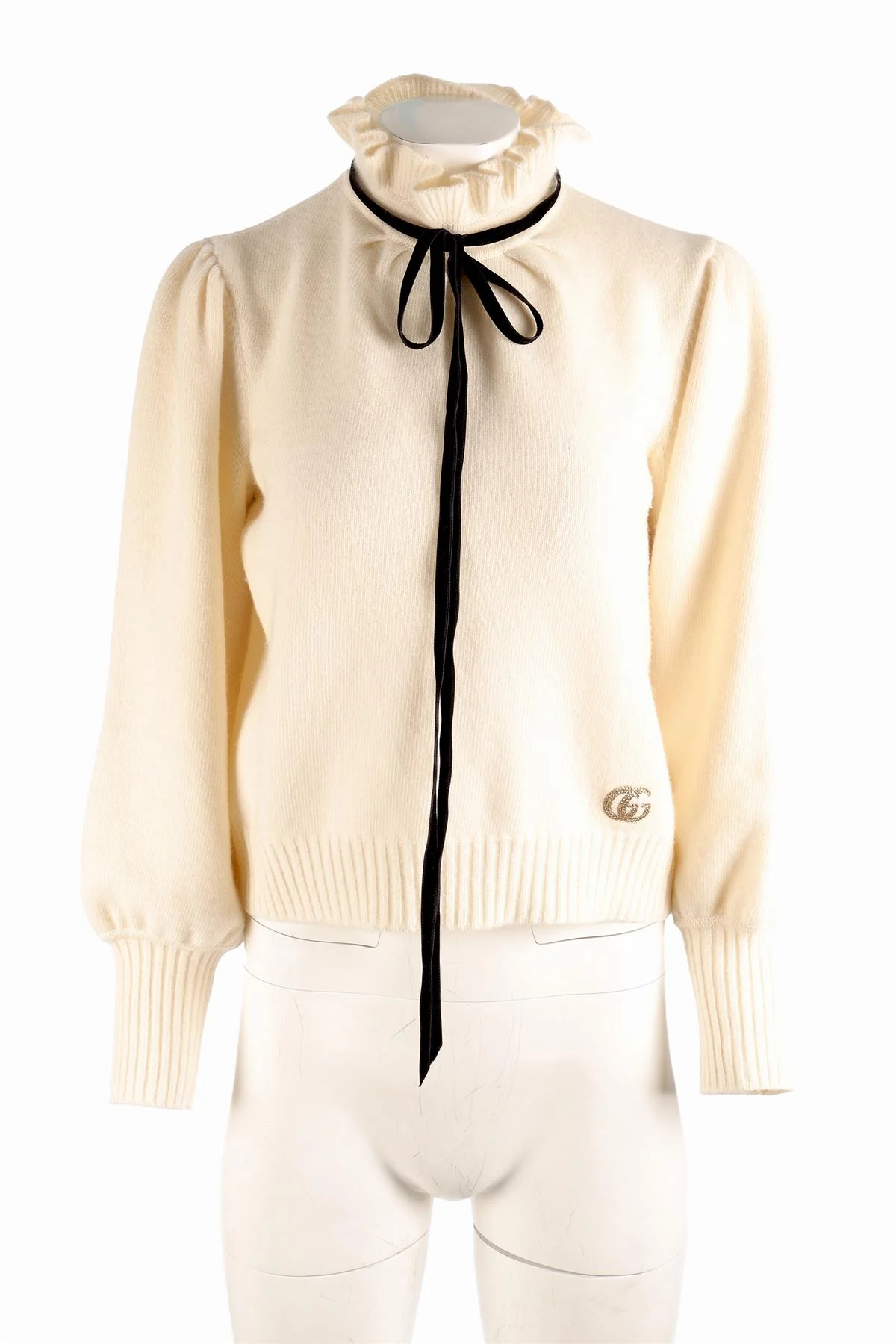 GUCCI CREAM WOOL SWEATER MEDIUM - Image 2