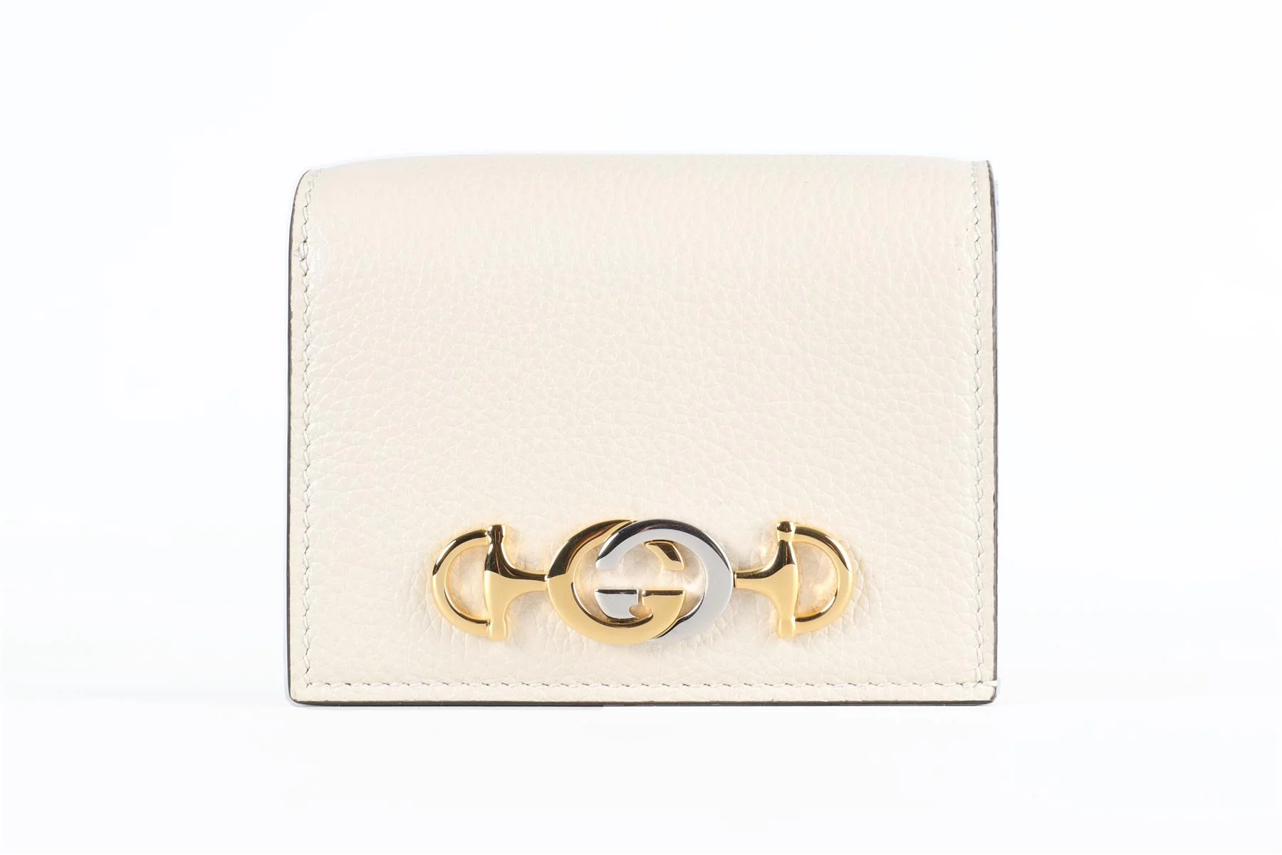 GUCCI CREAM ZUMI GG LEATHER WALLET - Image 3