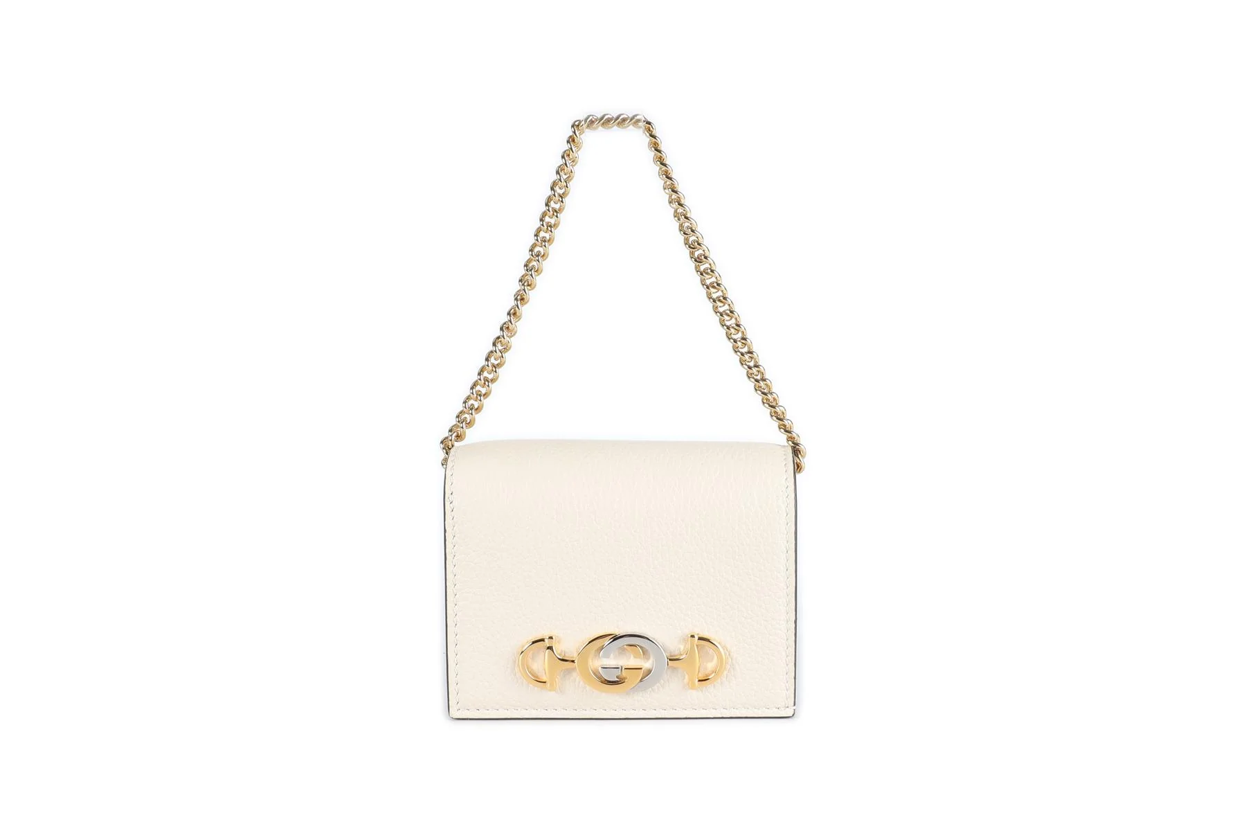 GUCCI CREAM ZUMI GG LEATHER WALLET - Image 9