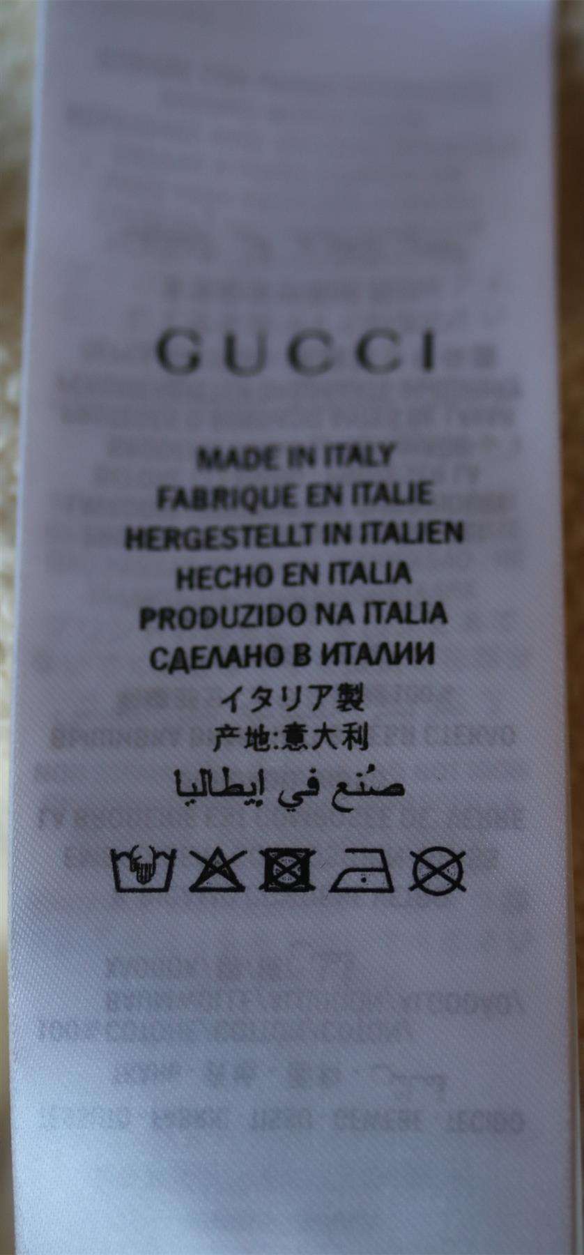 GUCCI CRYSTAL EMBELLISHED PRINTED COTTON JERSEY SWEATSHIRT MEDIUM - Image 5