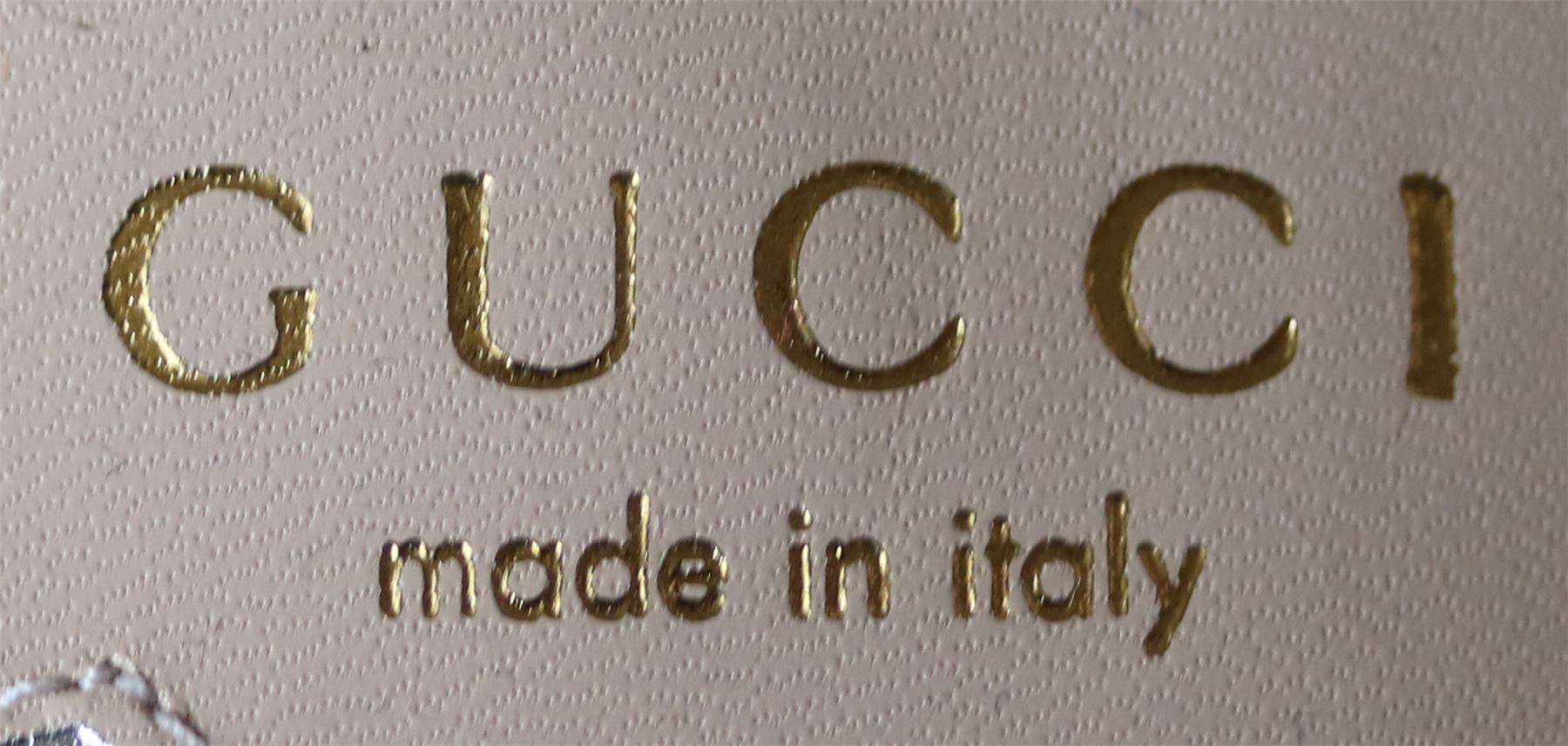 GUCCI CRYSTAL HAND APPLIQUE EMBELLISHED SANDALS EU 37.5 UK 4.5 US 7.5 - Image 8