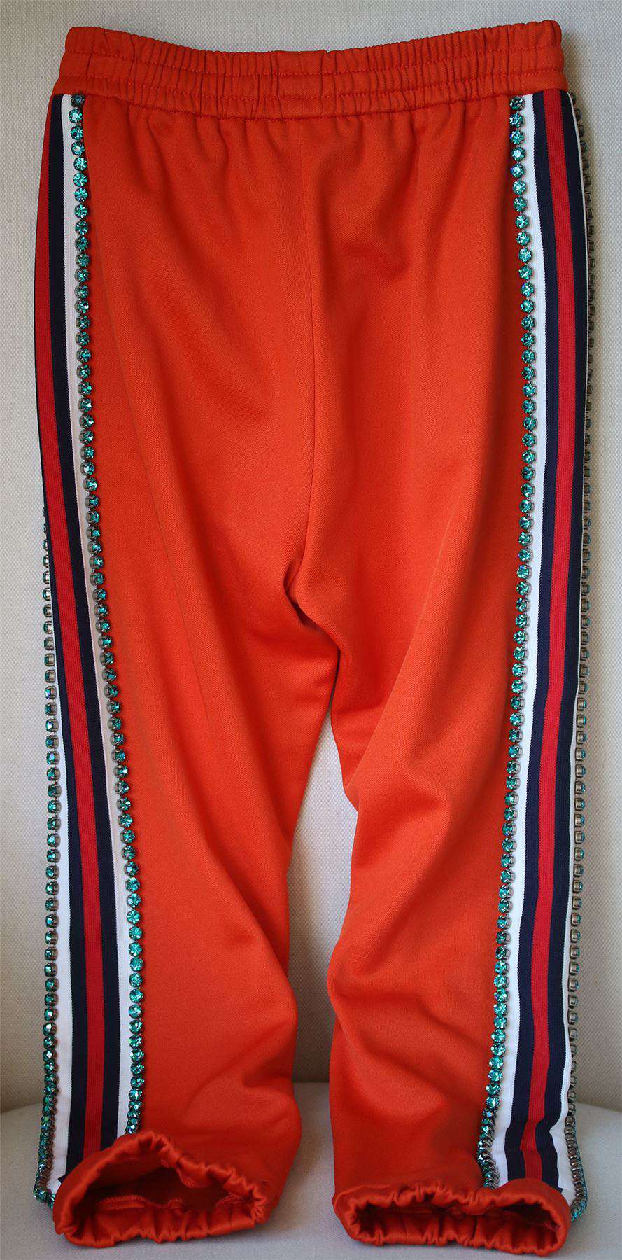 GUCCI CRYSTAL TECHNO-JERSEY TRACK TROUSERS XSMALL - Image 5