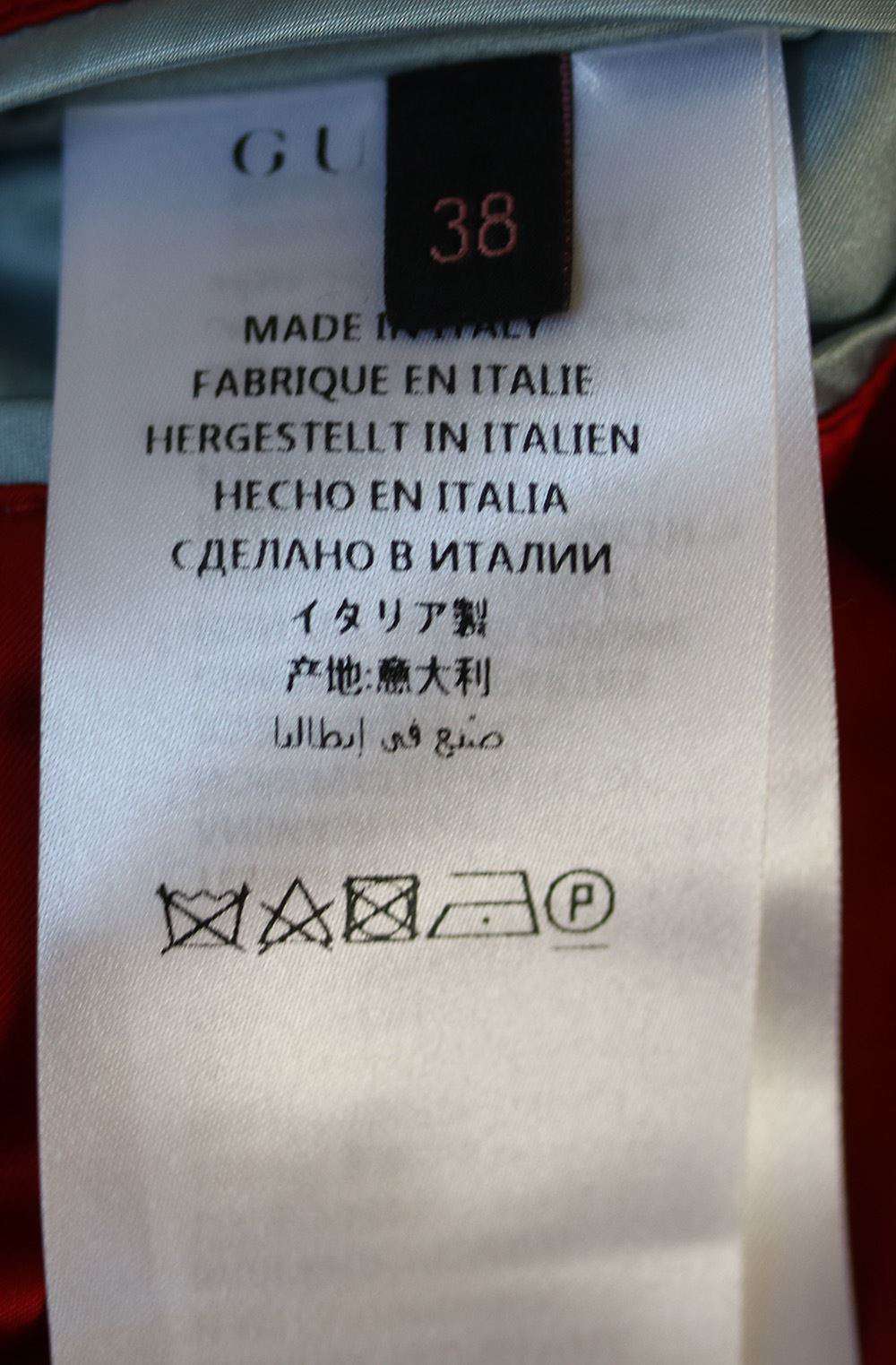 GUCCI DIY APPLIQUÉD SILK SATIN BOMBER JACKET IT 38 UK 6 - Image 5