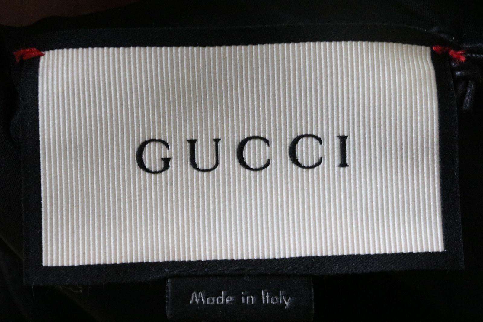 GUCCI FAUX PEARL-EMBELLISHED WOOL AND SILK-BLEND MINI DRESS IT 38 UK 6 - Image 7