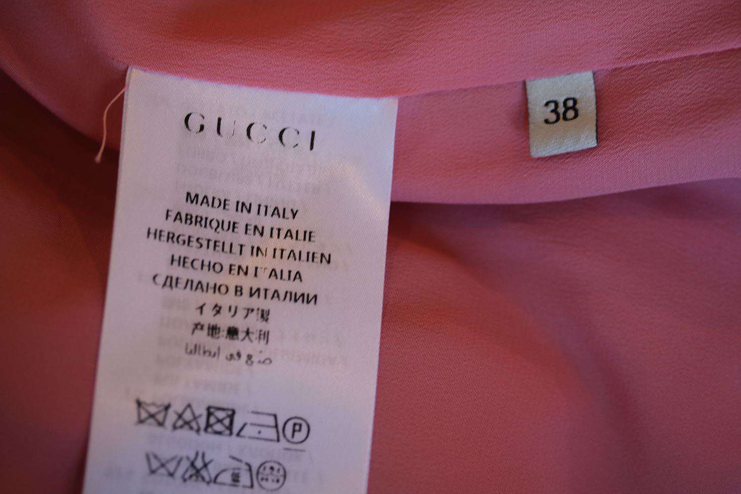 GUCCI FLORA SNAKE PRINT SILK BOMBER JACKET IT 38 UK 6 - Image 8