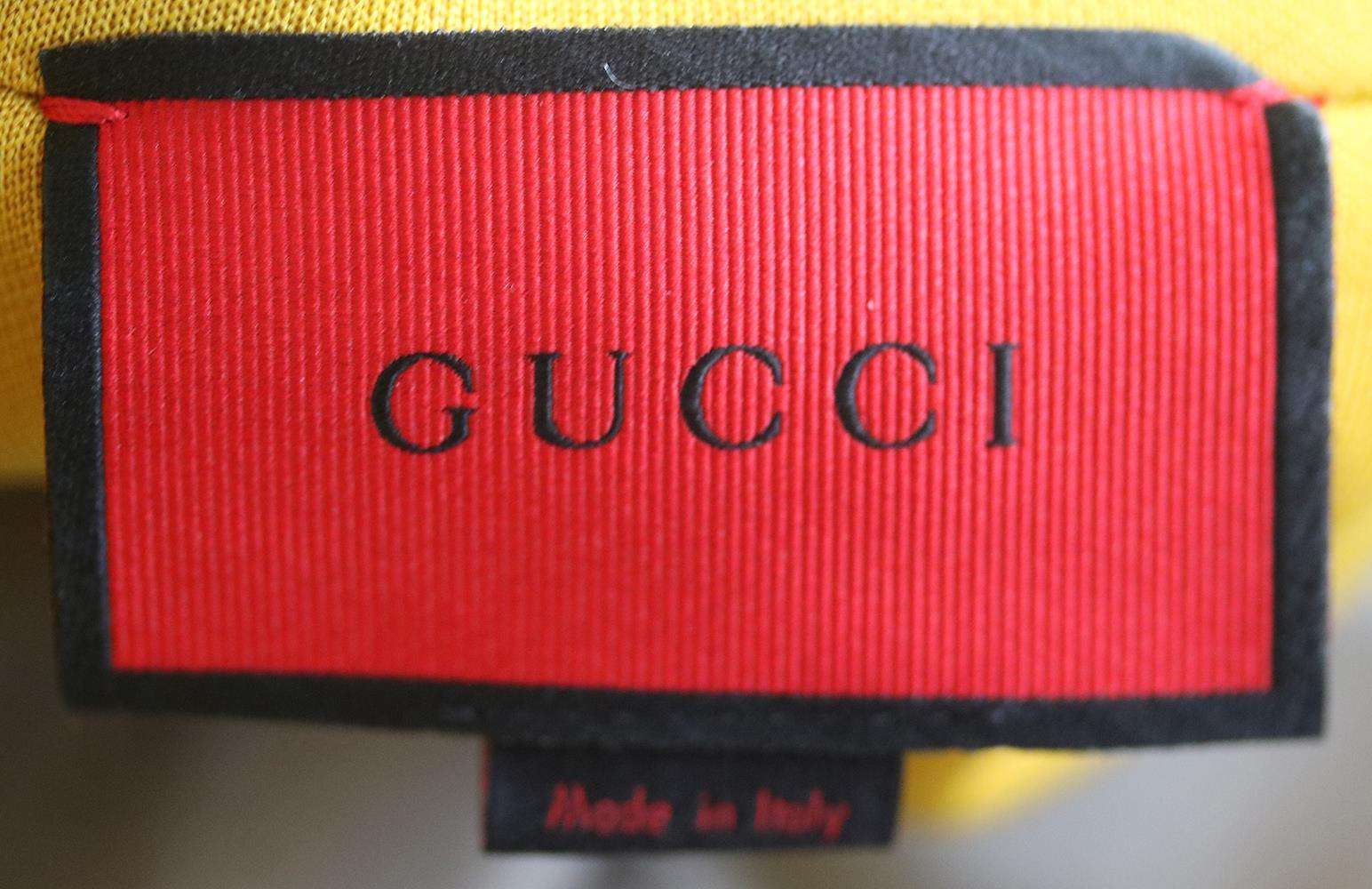GUCCI FLORAL EMBROIDERED JERSEY TRACK JACKET MEDIUM - Image 4