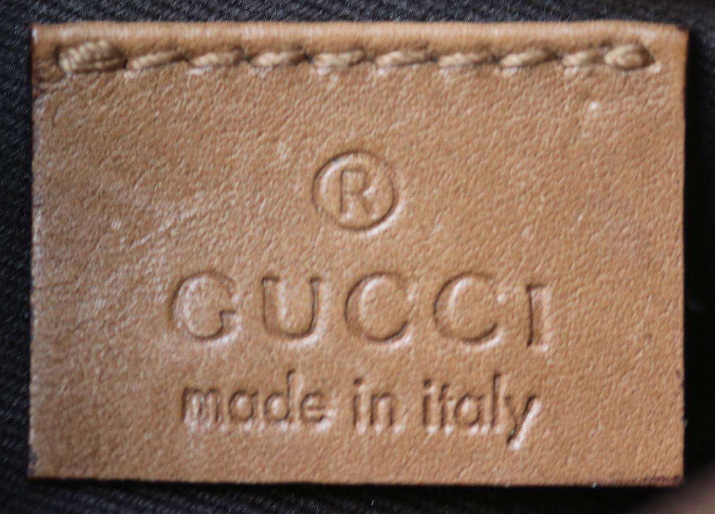 GUCCI GG MONOGRAM CANVAS AND LEATHER TOTE BAG - Image 6