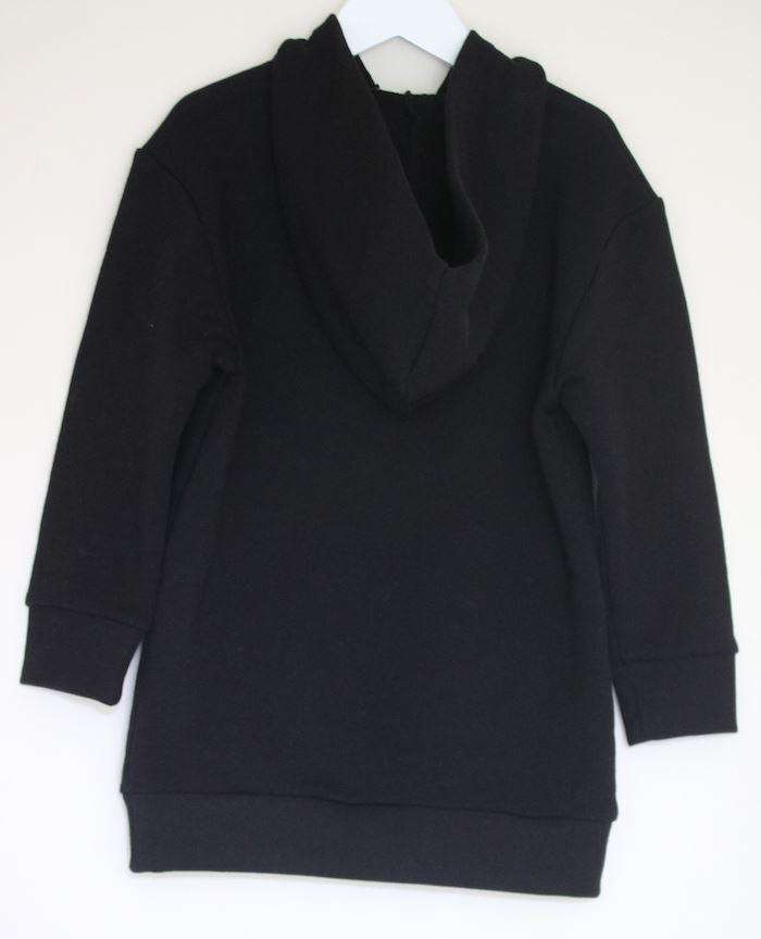 GUCCI GIRLS BLACK COTTON LOGO SWEATER DRESS 4 YEARS - Image 3