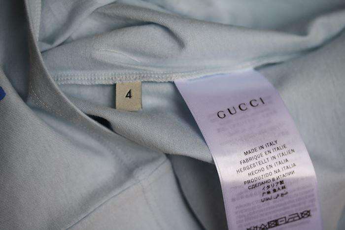 GUCCI GIRLS BLUE WILD PRINCESS T-SHIRT 4 YEARS - Image 5