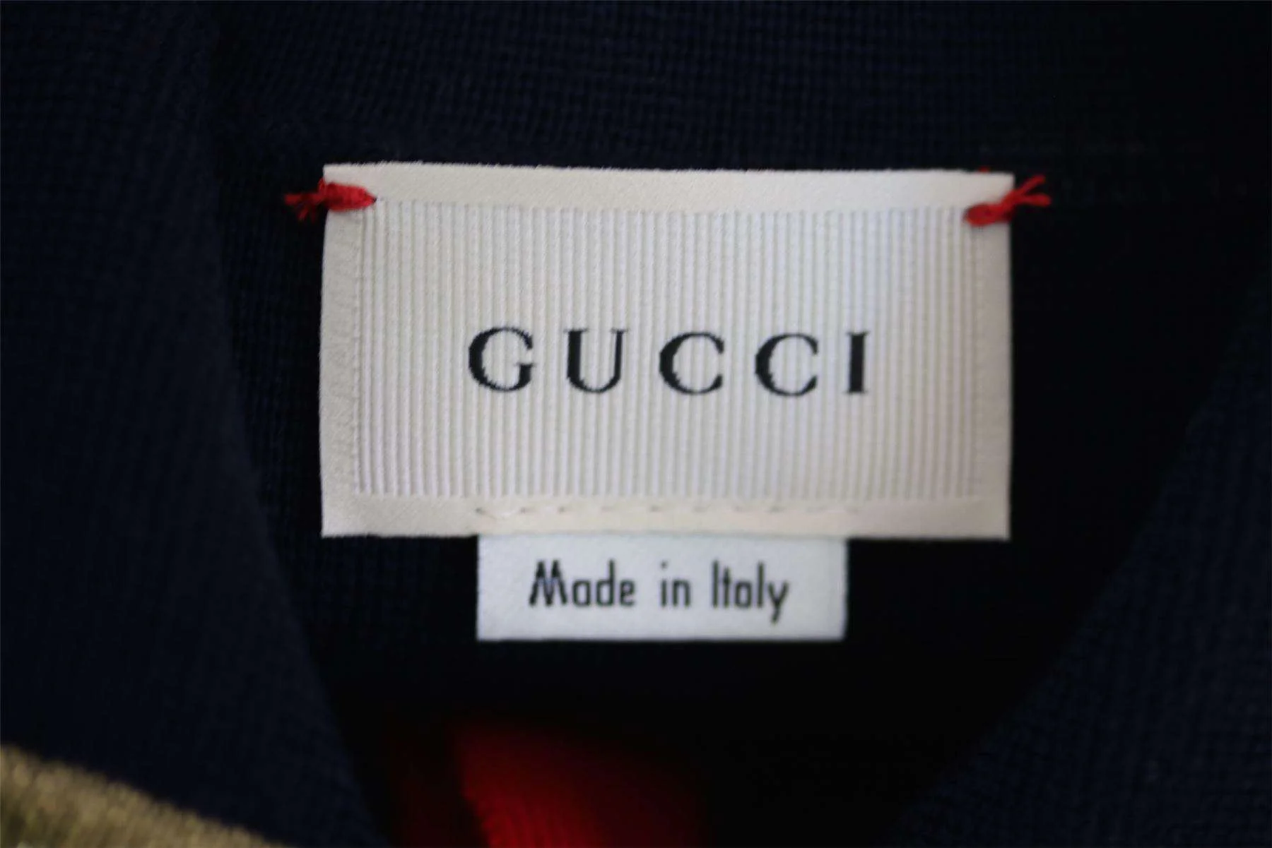GUCCI GIRLS BLUE WOOL DRESS 5 YEARS - Image 3