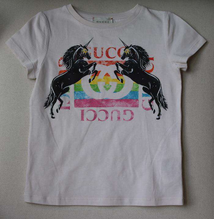 GUCCI GIRLS IVORY UNICORN TOP 5 YEARS - Image 2