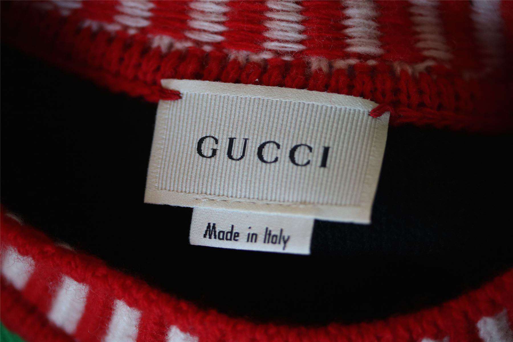 GUCCI GIRLS PATTERNED SWEATER DRESS 5 YEARS - Image 4