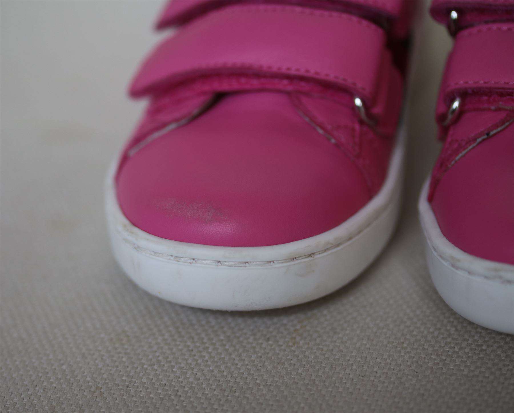 GUCCI GIRLS PINK BUNNY TRAINERS EU 24 UK 7 - Image 4