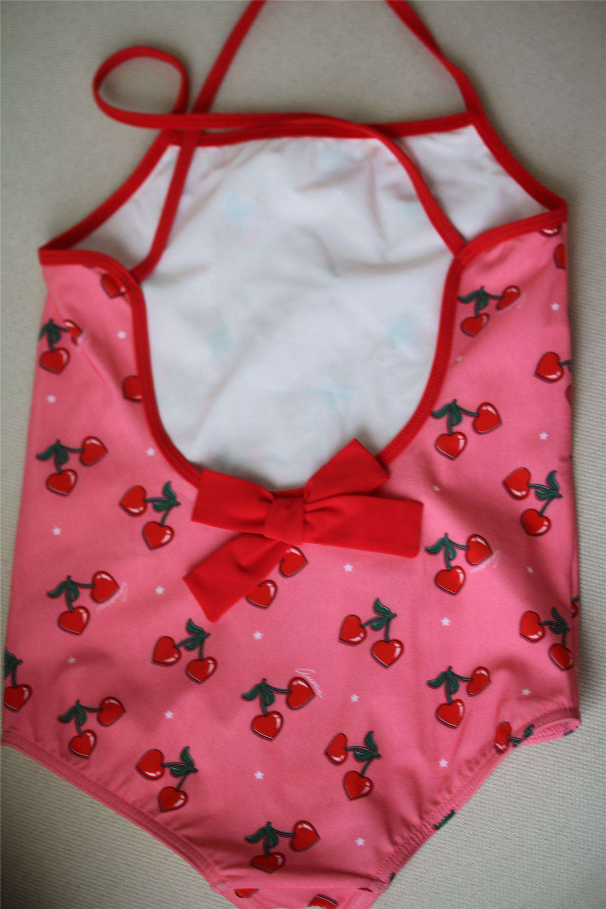 GUCCI GIRLS PINK CHERRY PRINT SWIMSUIT 5 YEARS - Image 3