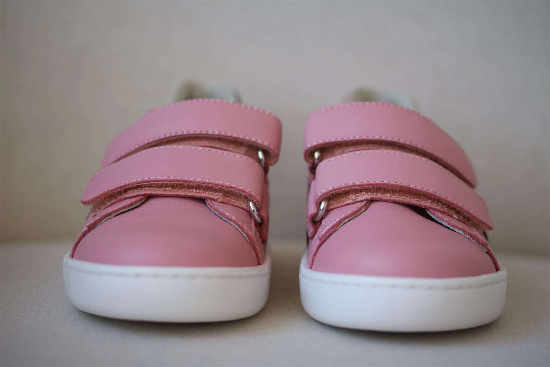 GUCCI GIRLS PINK LEATHER TRAINERS EU 25 UK 8 - Image 2