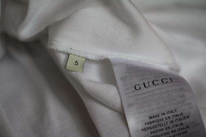 GUCCI GIRLS WHITE COTTON PIQUE DRESS 5 YEARS - Image 5