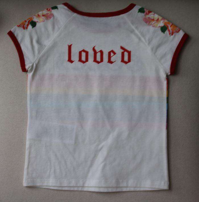 GUCCI GIRLS WHITE GUCCI LOVE T-SHIRT 4 YEARS - Image 3