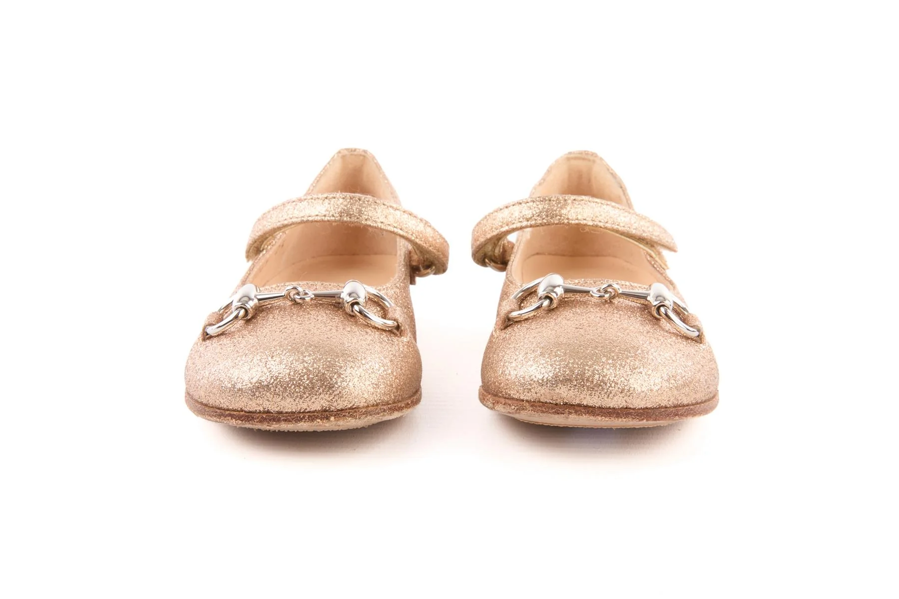 GUCCI GOLD KIDS GIRLS BALLET FLATS EU 23 UK 6 US 7 - Image 3