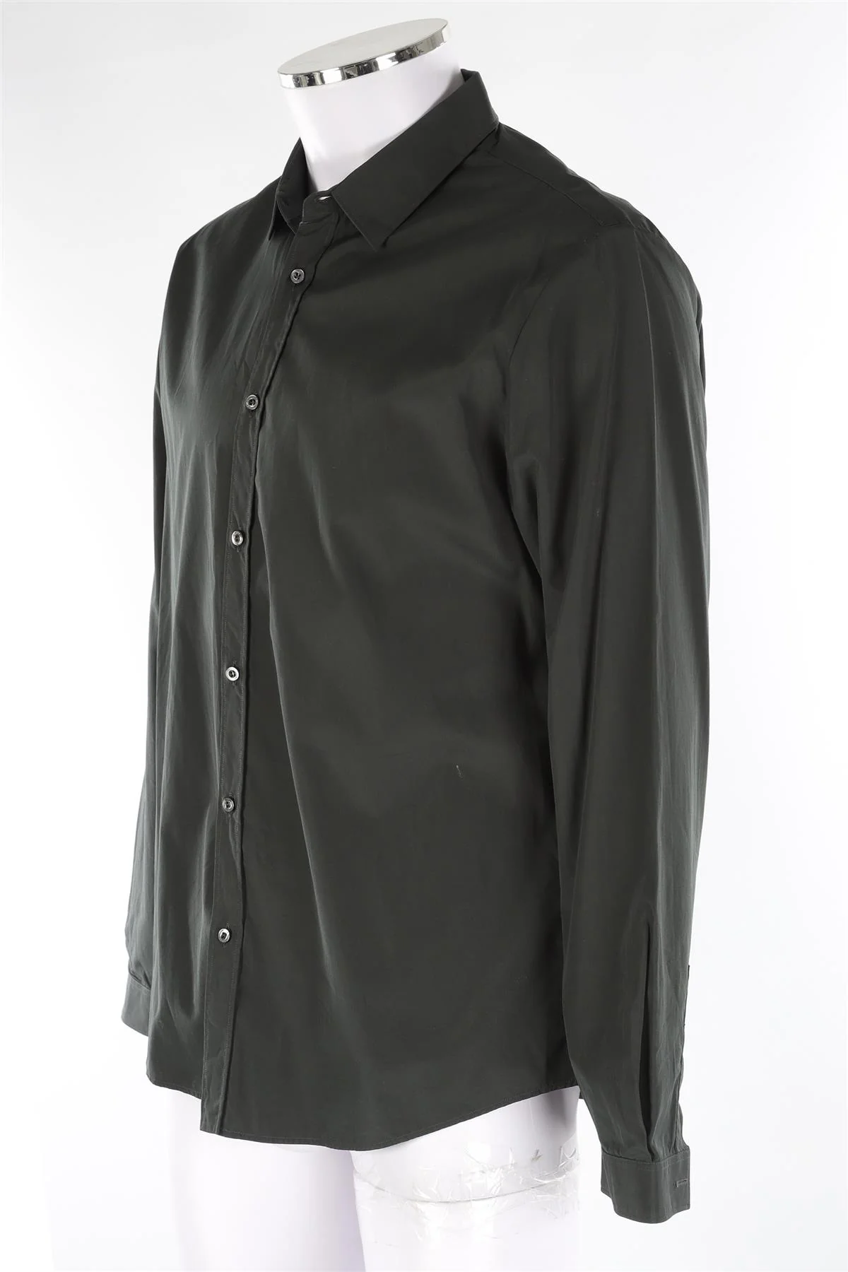 GUCCI GREEN MEN'S COTTON SHIRT IT 42 UK 32 - Image 3