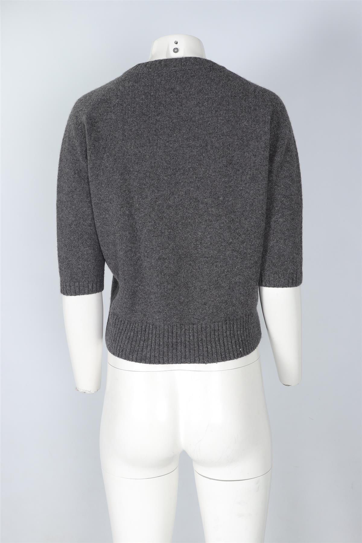GUCCI GREY CASHMERE SWEATER MEDIUM - Image 4