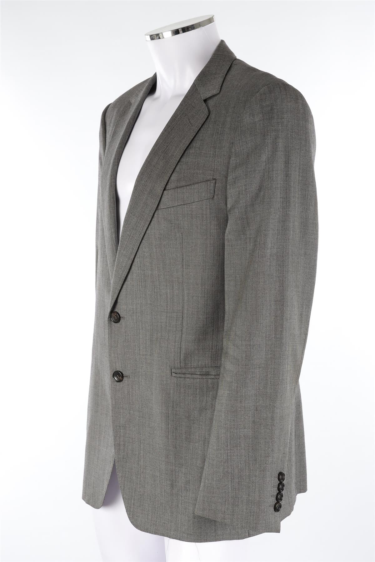 GUCCI GREY MEN'S WOOL BLAZER IT 54 UK 44 - Image 3