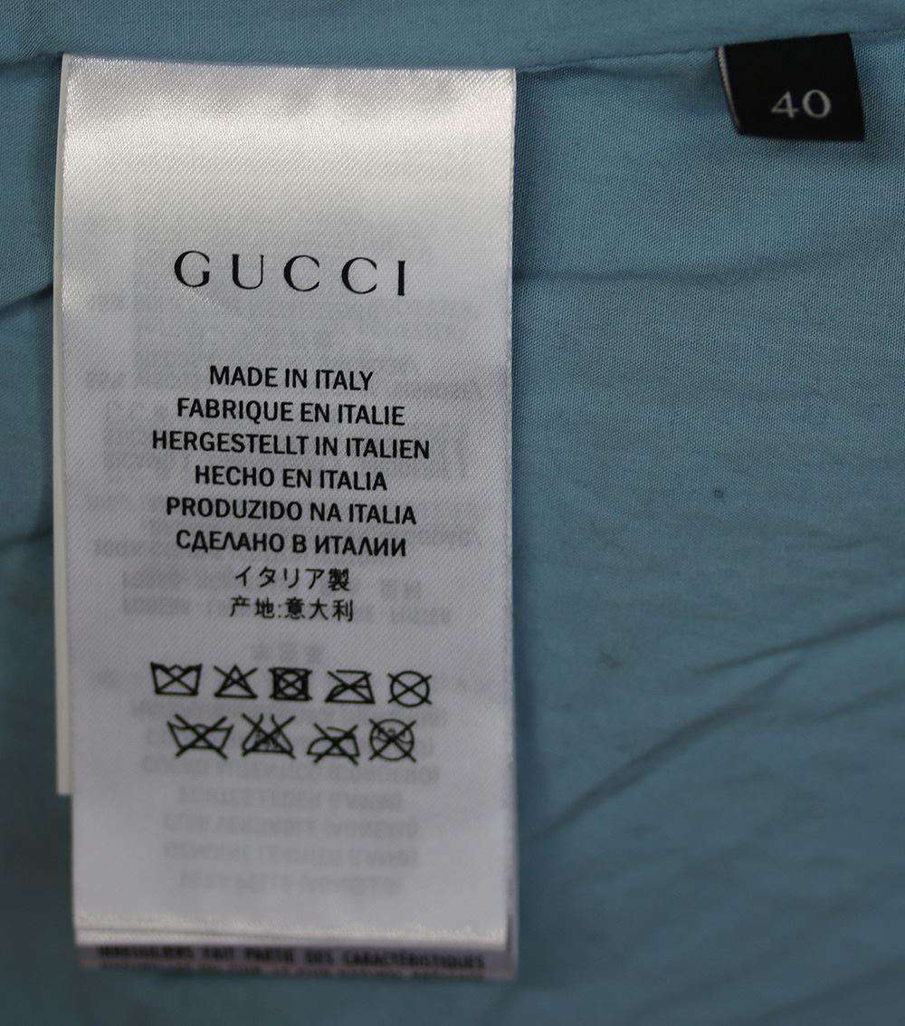GUCCI HAND PAINTED EMBROIDERED LEATHER BOMBER JACKET IT 40 UK 8 - Image 5