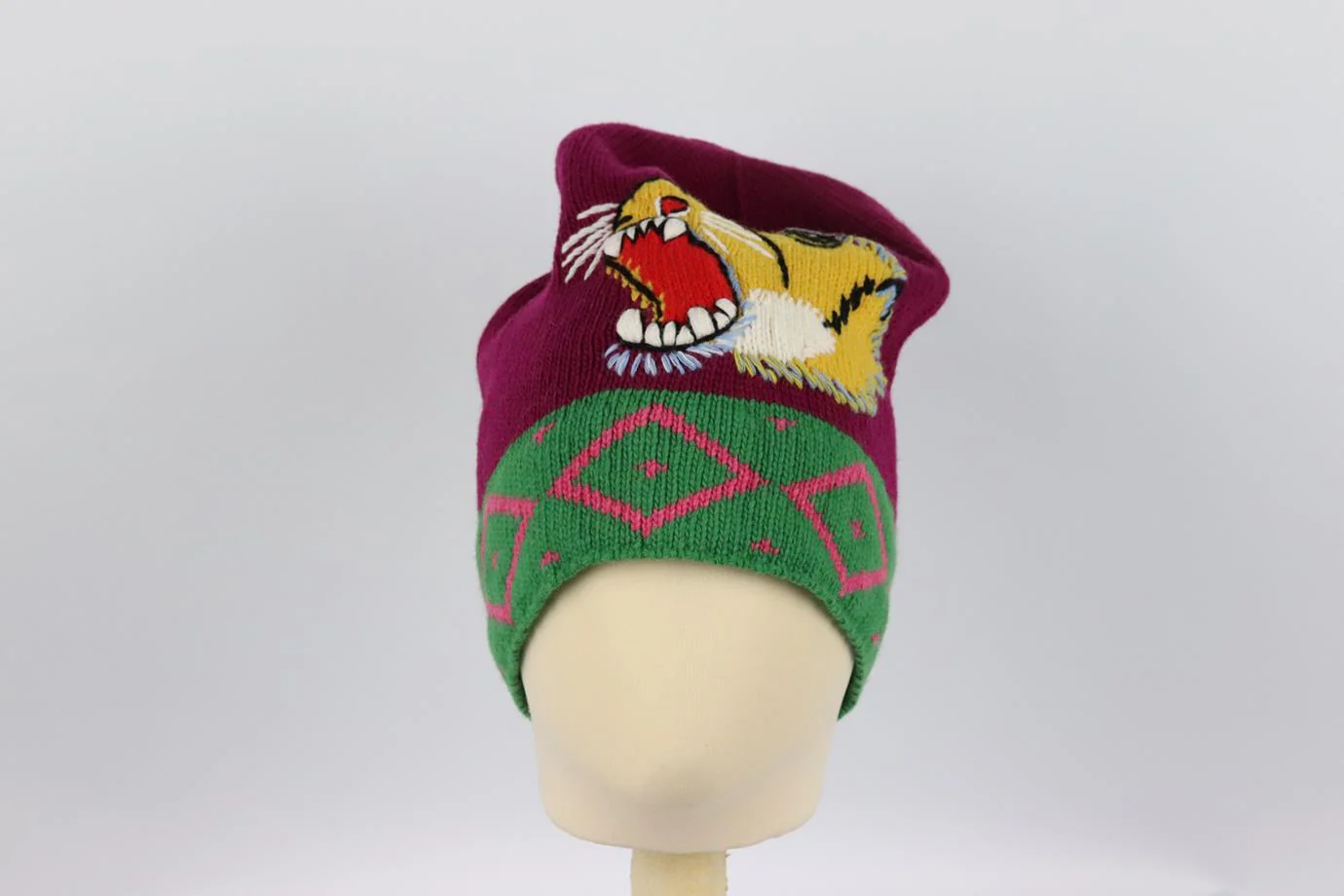 GUCCI INTARSIA WOOL BEANIE SMALL - Image 3