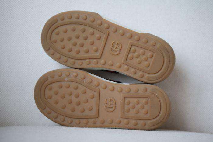 GUCCI KIDS BEIGE ACE TRAINERS EU 24 UK 7 - Image 4