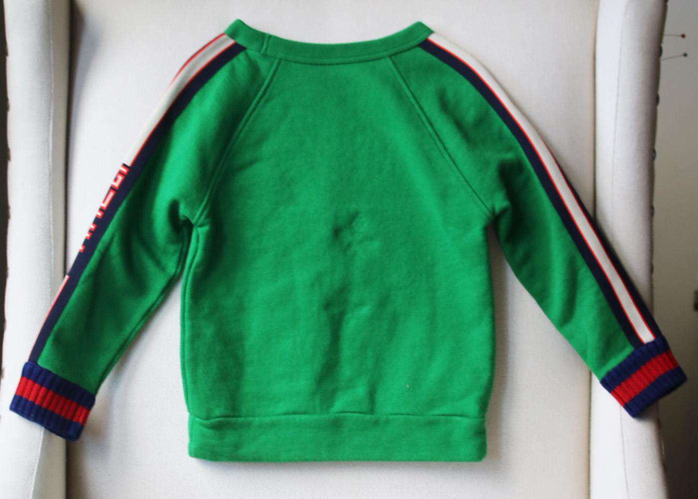 GUCCI KIDS BOYS LOGO COTTON SWEATSHIRT 4 YEARS - Image 3