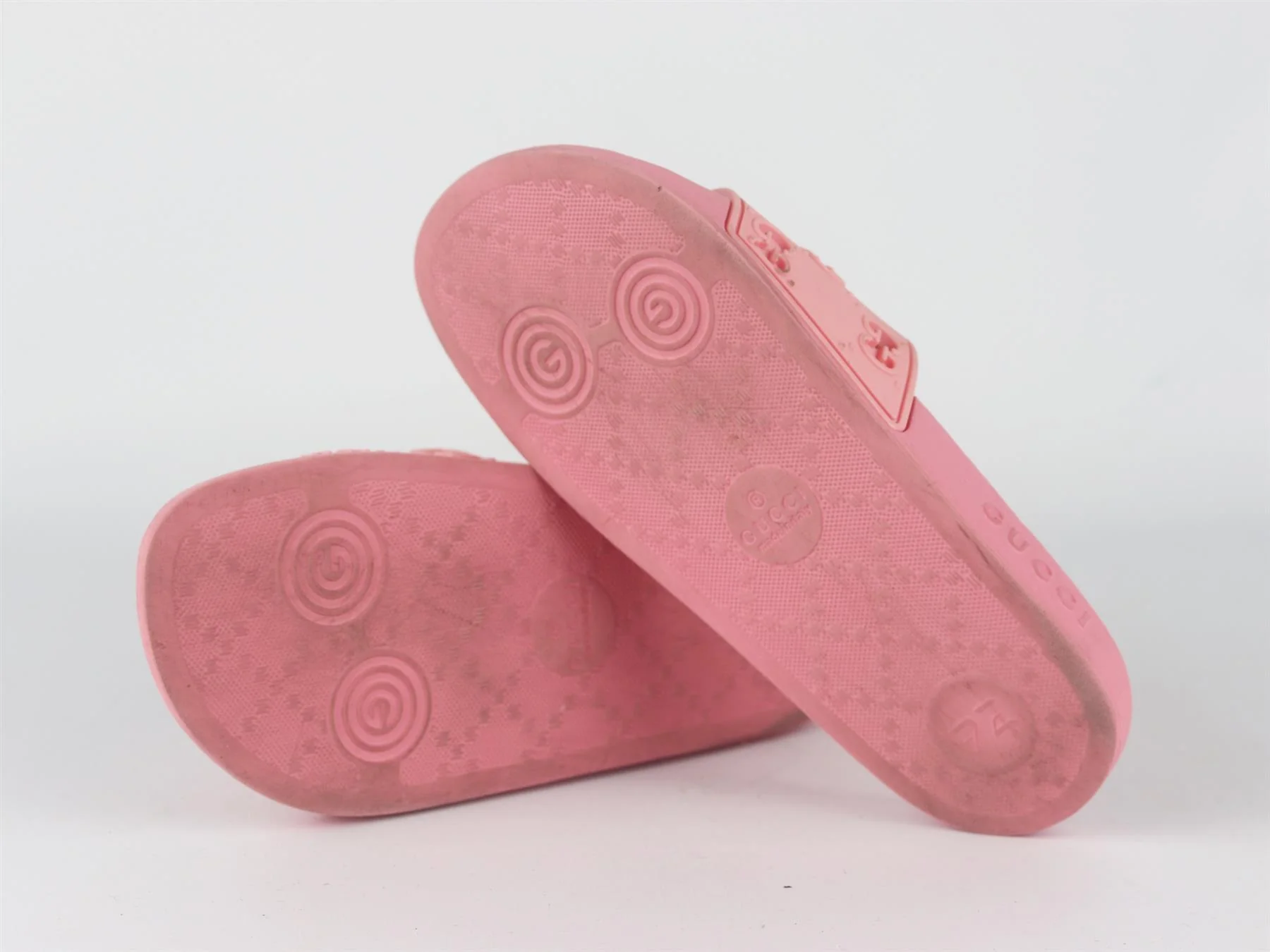 GUCCI KIDS GIRLS GG RUBBER SLIDES EU 29 UK 11 - Image 5