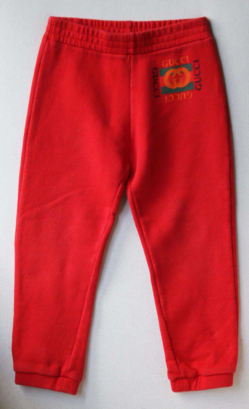 GUCCI KIDS UNISEX GG LOGO SWEATPANTS 36 MONTHS - Image 2