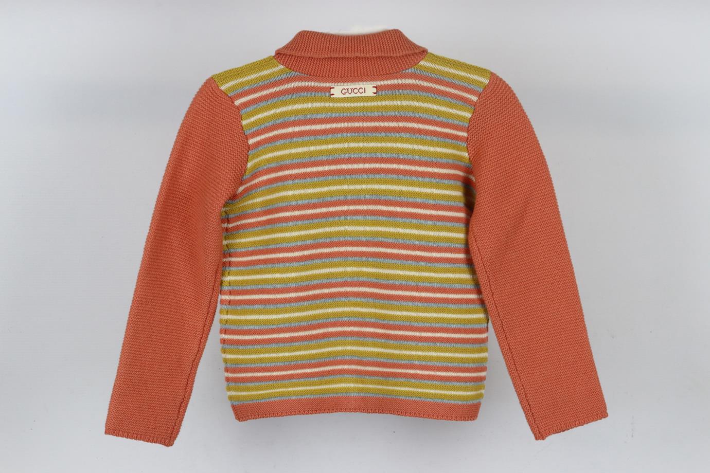 GUCCI KIDS UNISEX KNITTED CARDIGAN 36 MONTHS - Image 3