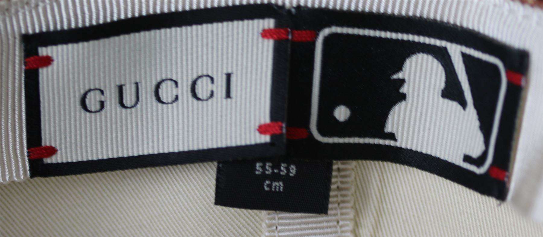 GUCCI LA ANGELS GG SUPREME BASEBALL HAT - Image 4