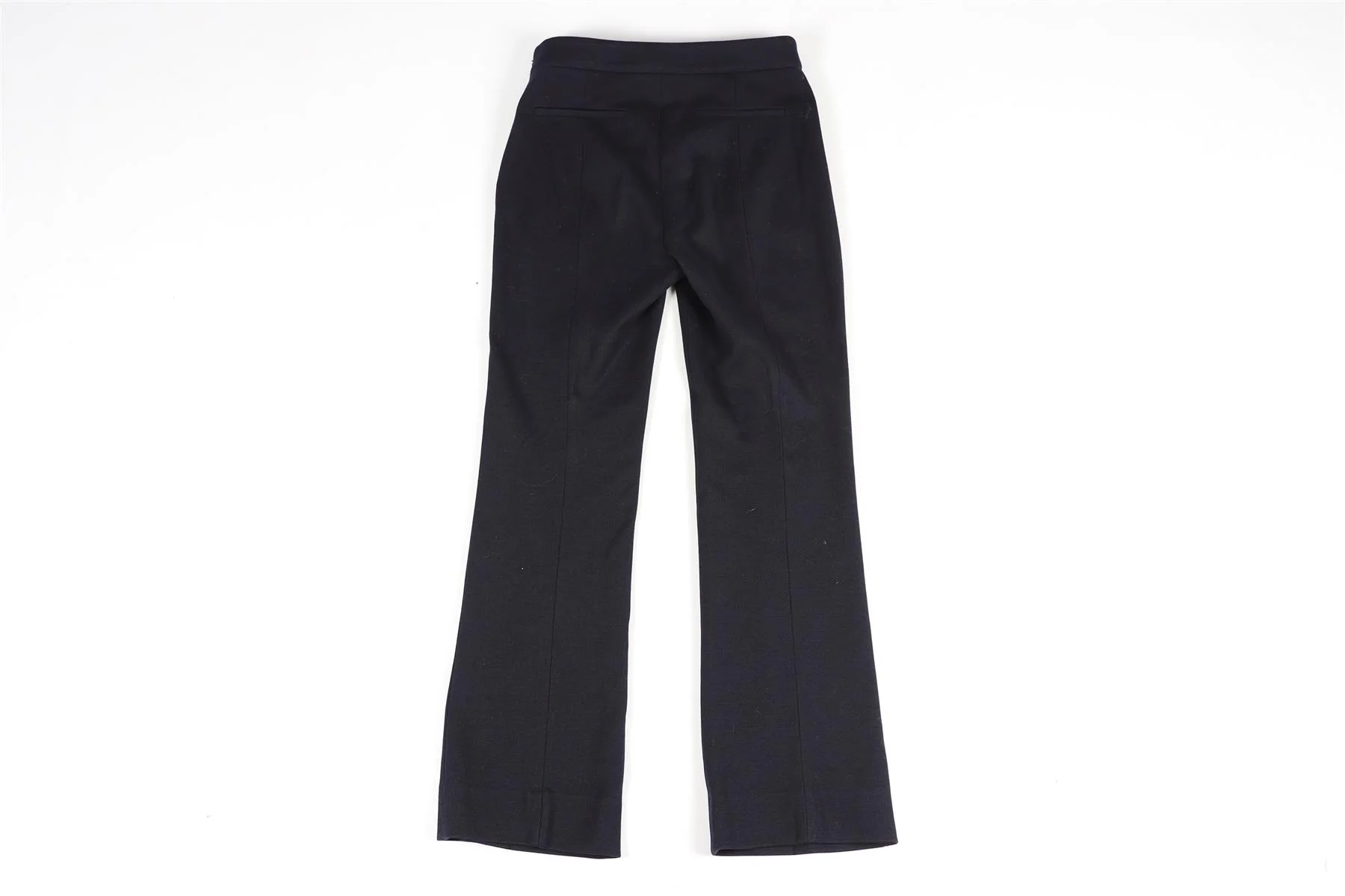 GUCCI NAVY COTTON STRAIGHT LEG PANTS IT 40 UK 8 - Image 4