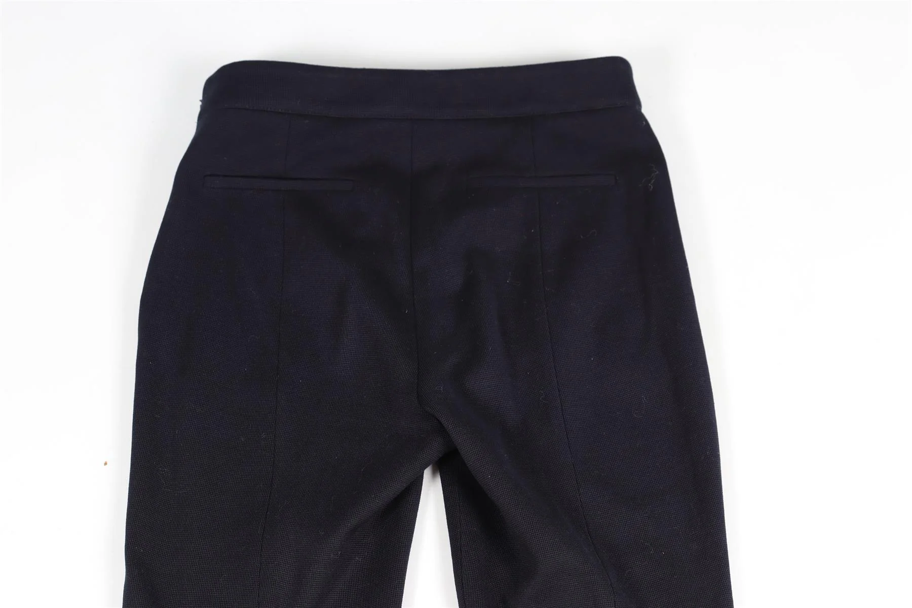 GUCCI NAVY COTTON STRAIGHT LEG PANTS IT 40 UK 8 - Image 5