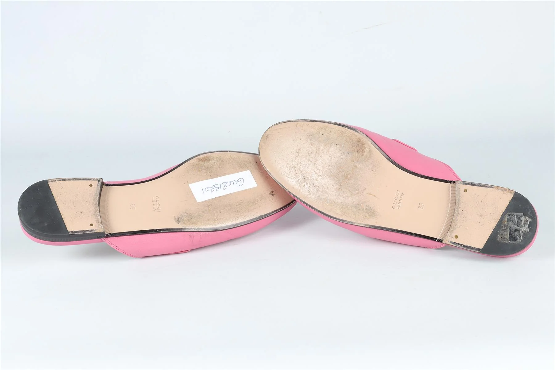 GUCCI PINK HORSEBIT LEATHER MULES EU 39 UK 6 US 9 - Image 6