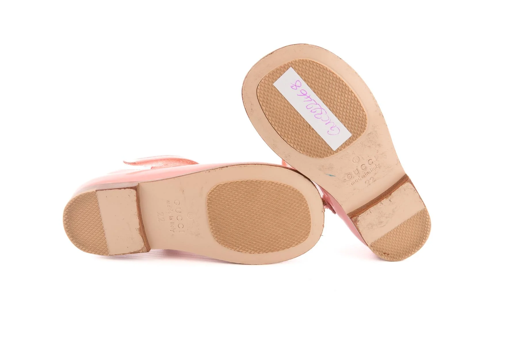 GUCCI PINK KIDS GIRLS BALLET FLATS EU 22 UK 5 US 6 - Image 6