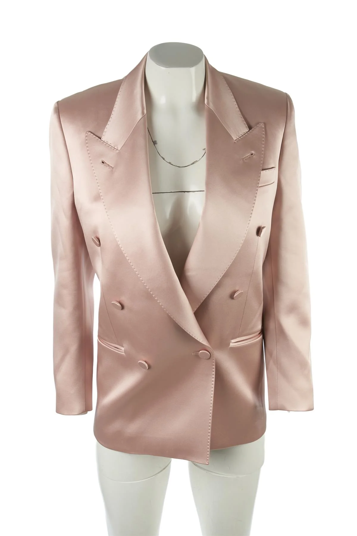GUCCI PINK SILK BLAZER IT 36 UK 4 - Image 2