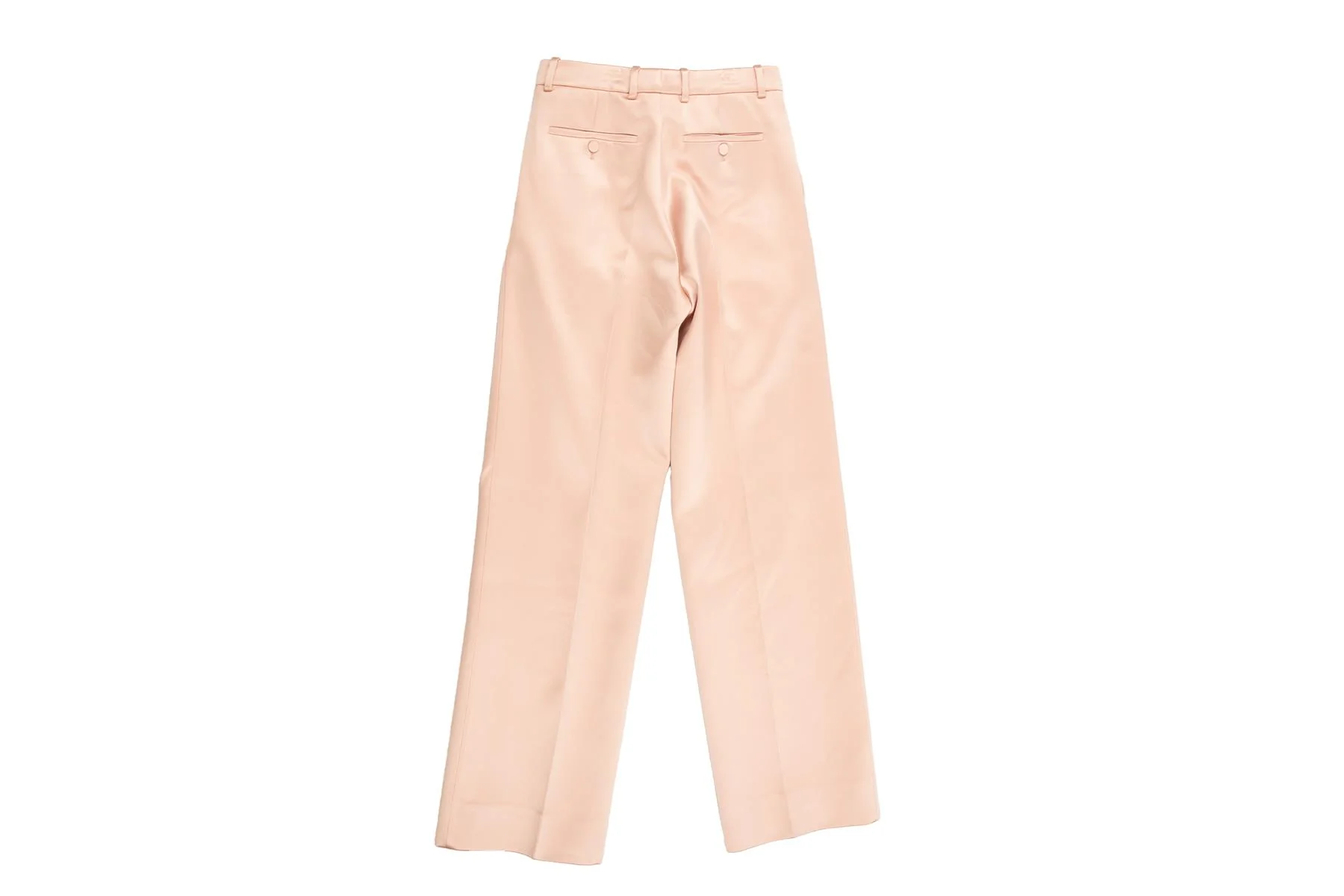 GUCCI PINK SILK STRAIGHT LEG PANTS IT 36 UK 4 - Image 4