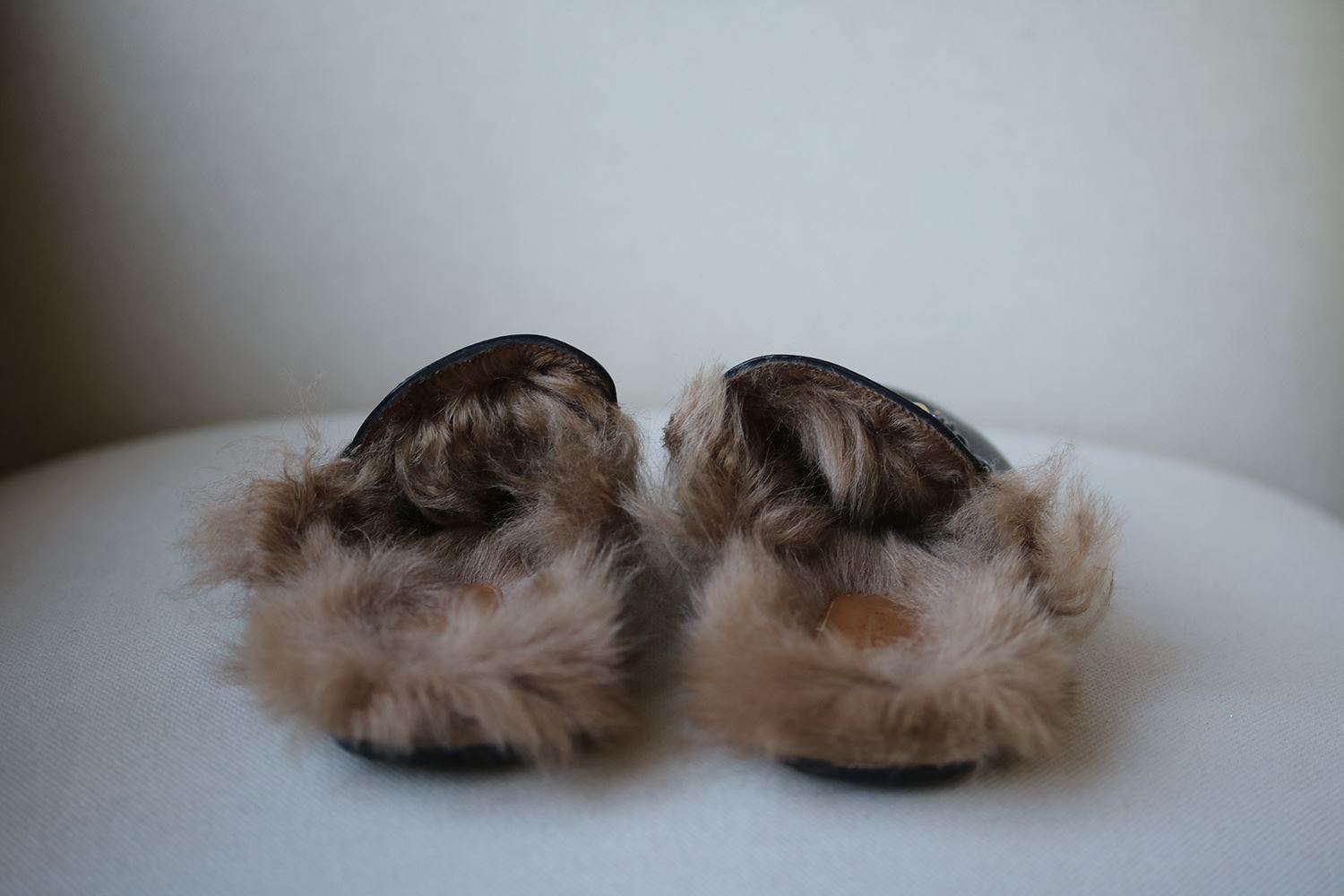 GUCCI PRINCETOWN APPLIQUÉD EMBELLISHED LEATHER SLIPPERS EU 38 UK 5 US 8 - Image 6