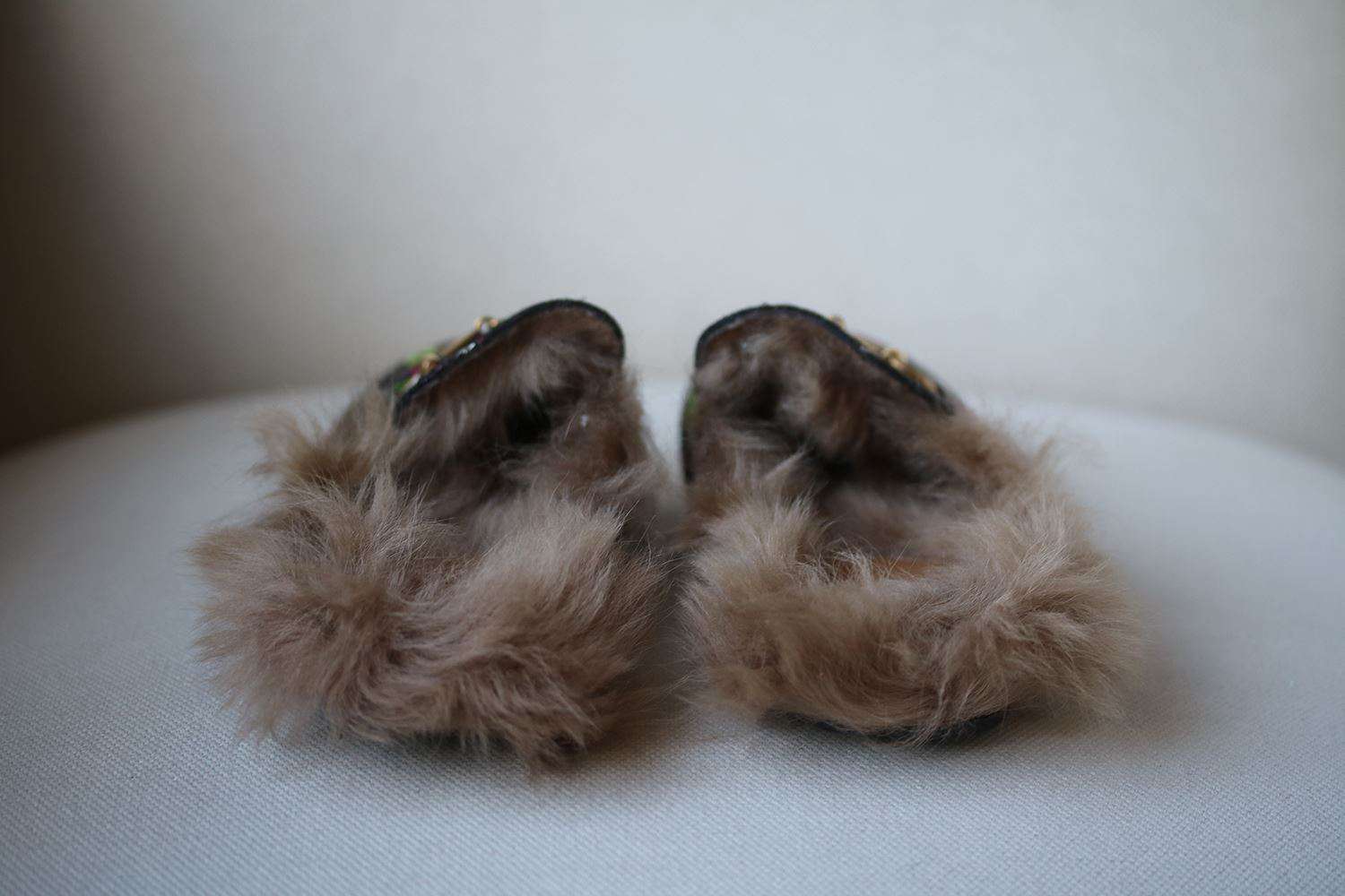 GUCCI PRINCETOWN FLORAL BROCADE SLIPPERS EU 38 UK 5 US 8 - Image 5