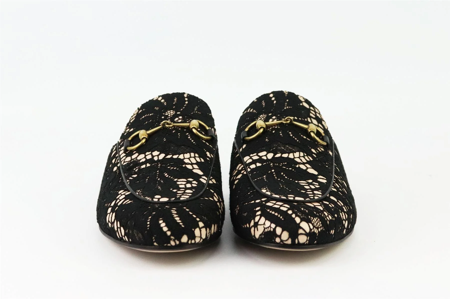 GUCCI PRINCETOWN HORSEBIT DETAILED LACE SLIPPERS EU 38.5 UK 5.5 US 8.5 - Image 3