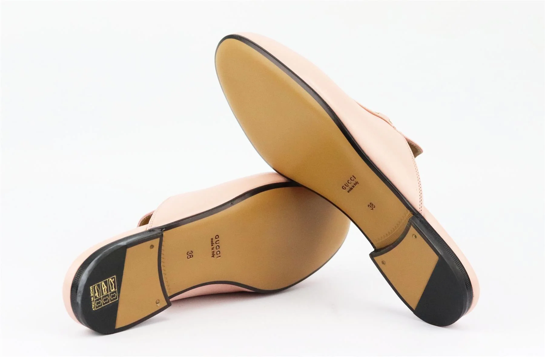GUCCI PRINCETOWN HORSEBIT DETAILED LEATHER SLIPPERS EU 38 UK 5 US 8 - Image 5