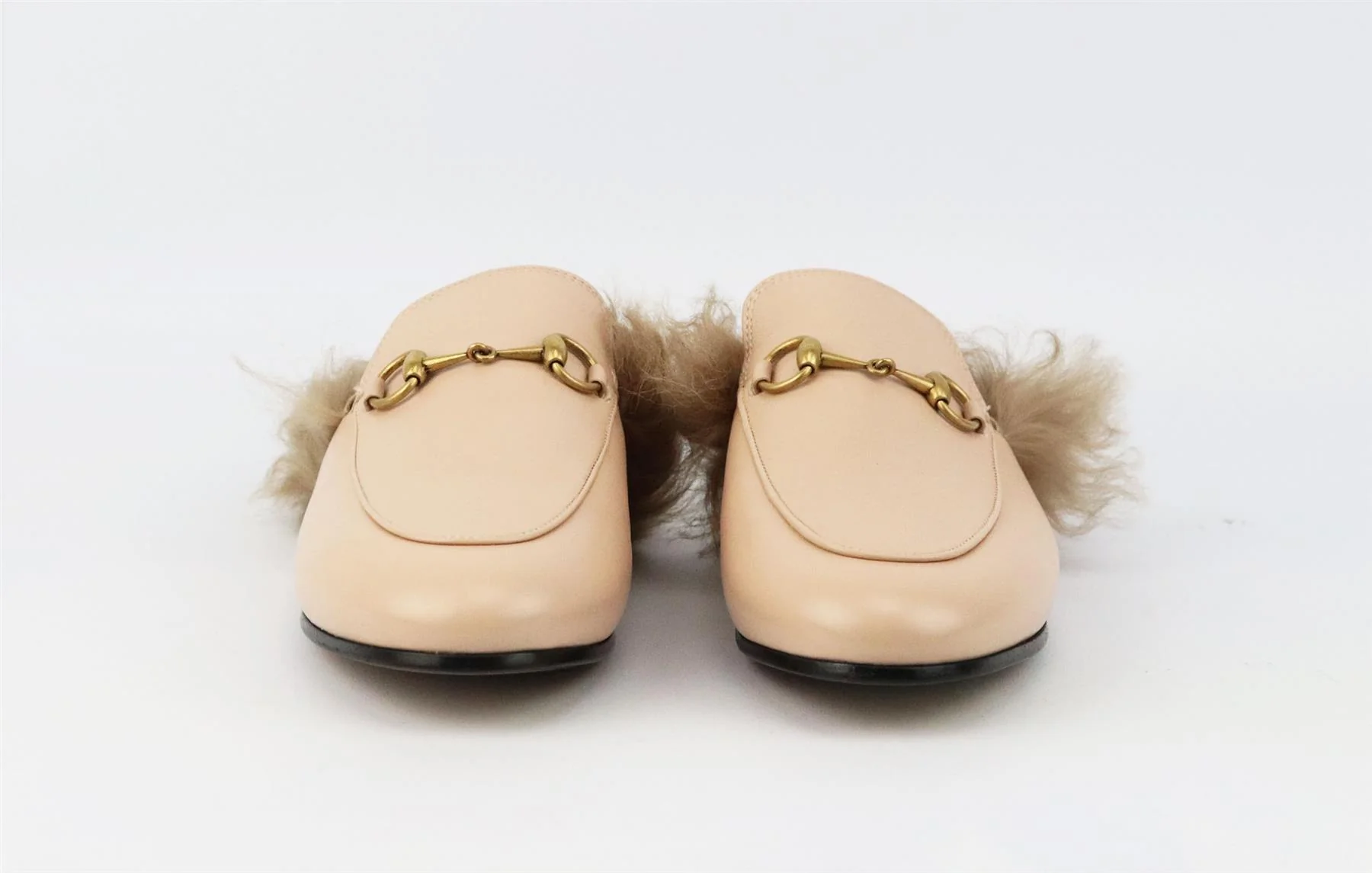 GUCCI PRINCETOWN SHEARLING LINED LEATHER SLIPPERS EU 38 UK 5 US 8 - Image 3
