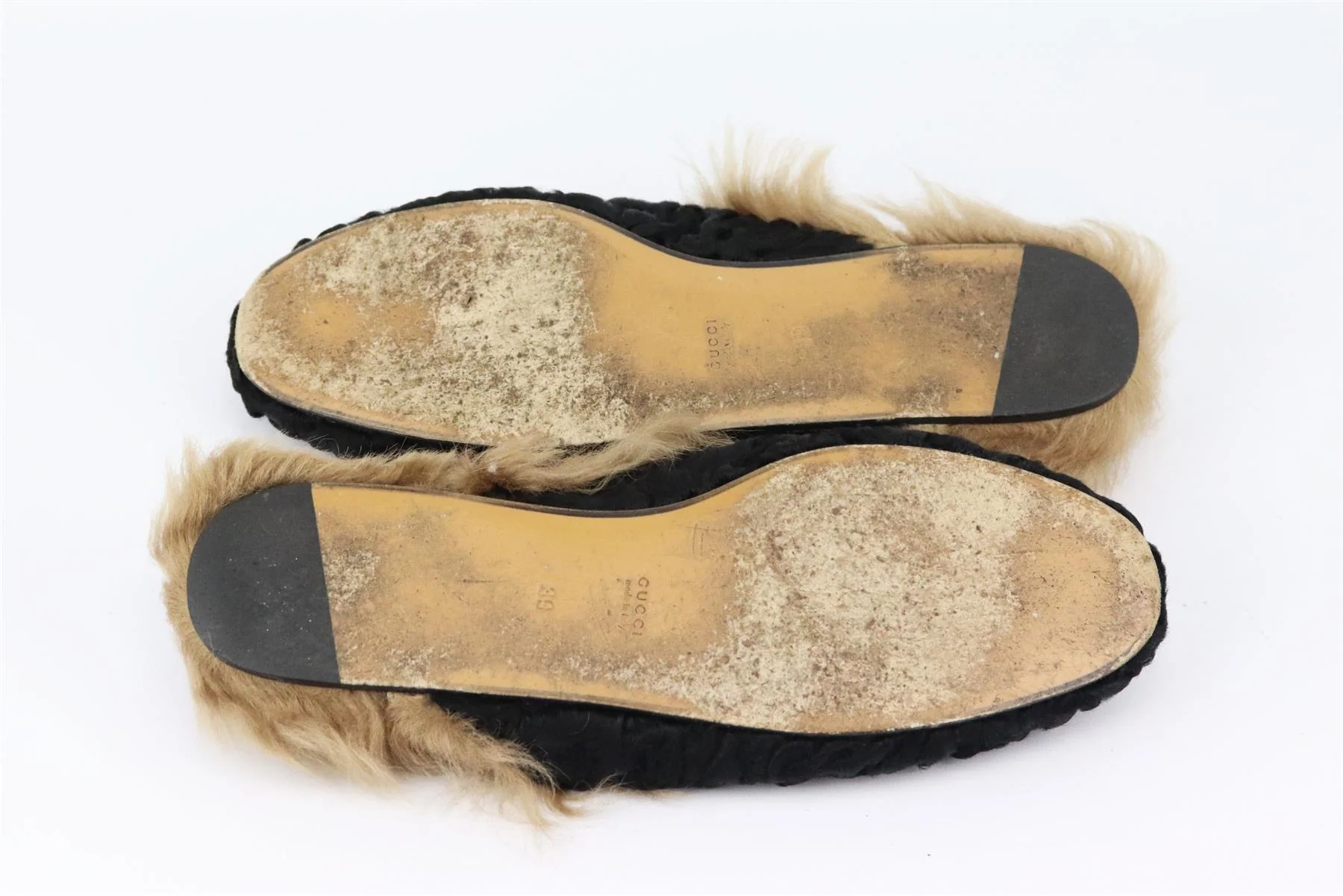 GUCCI PRINCETOWN SHEARLING LINED PERSIAN LAMB SLIPPERS EU 39 UK 6 US 9 - Image 5
