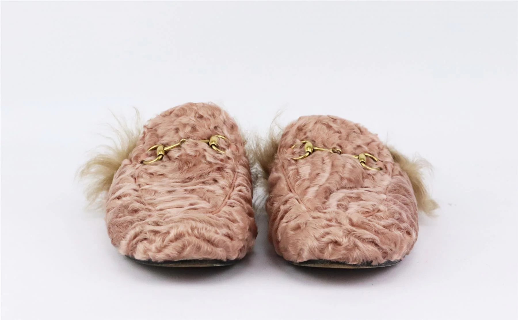 GUCCI PRINCETOWN SHEARLING LINED PERSIAN LAMB SLIPPERS EU 39 UK 6 US 9 - Image 3