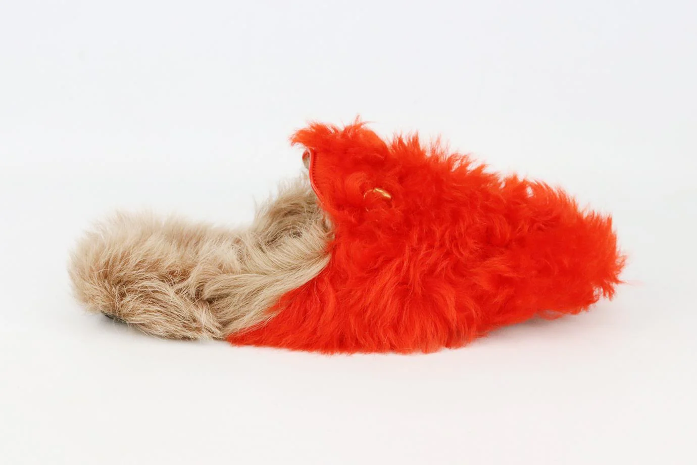 GUCCI PRINCETOWN TWO TONE SHEARLING SLIPPERS EU 38.5 UK 5.5 US 8.5 - Image 2