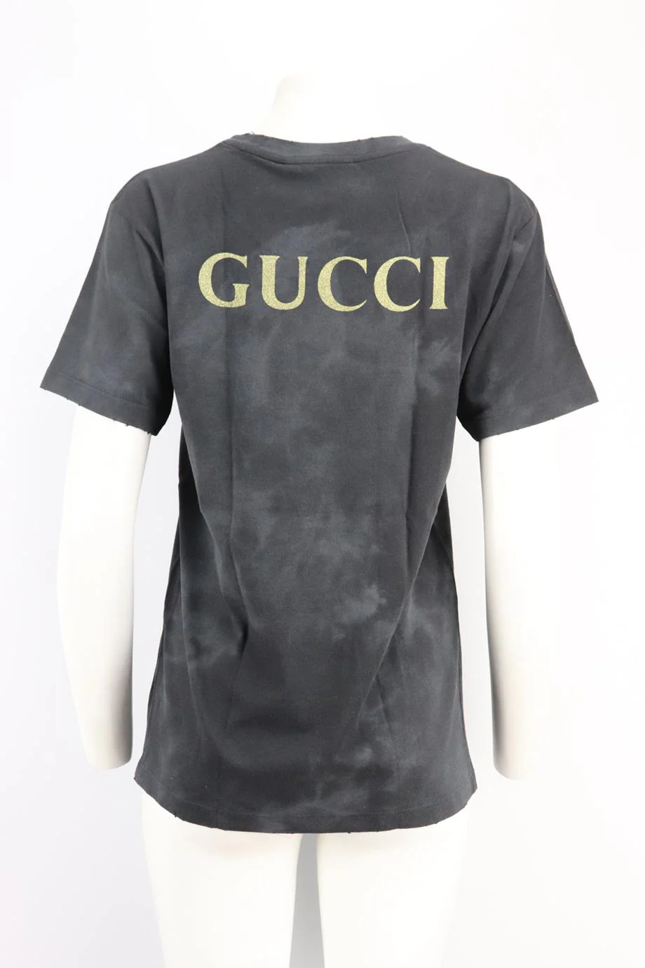 GUCCI PRINTED COTTON JERSEY T-SHIRT XSMALL - Image 4